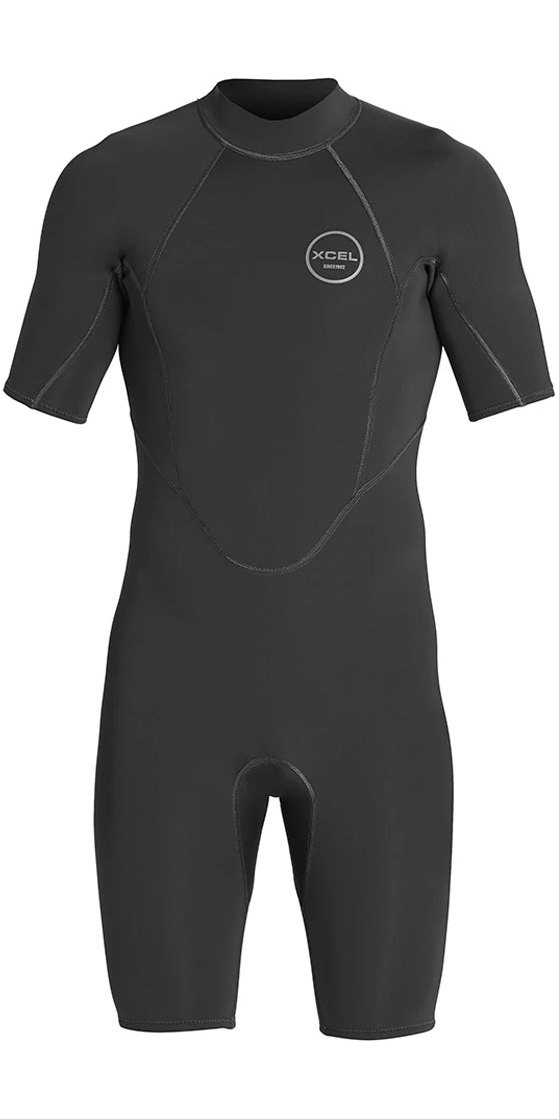 2023 Xcel Mens Axis 2mm Back Zip Shorty Wetsuit MN210AX9